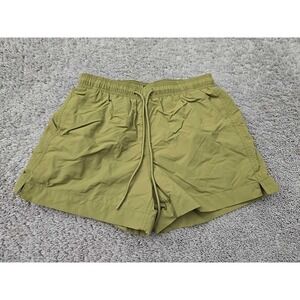 Standard Cloth Shorts Mens S Green Inseam: 3.5" Drawstring Mesh Lined Swim